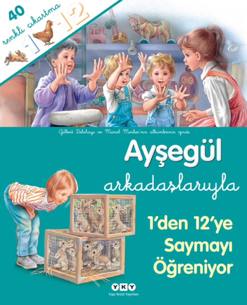Ayşegül Arkadaşlarıyla - 1'den 12'ye Saymayı Öğreniyor (Çıkartmalı)
