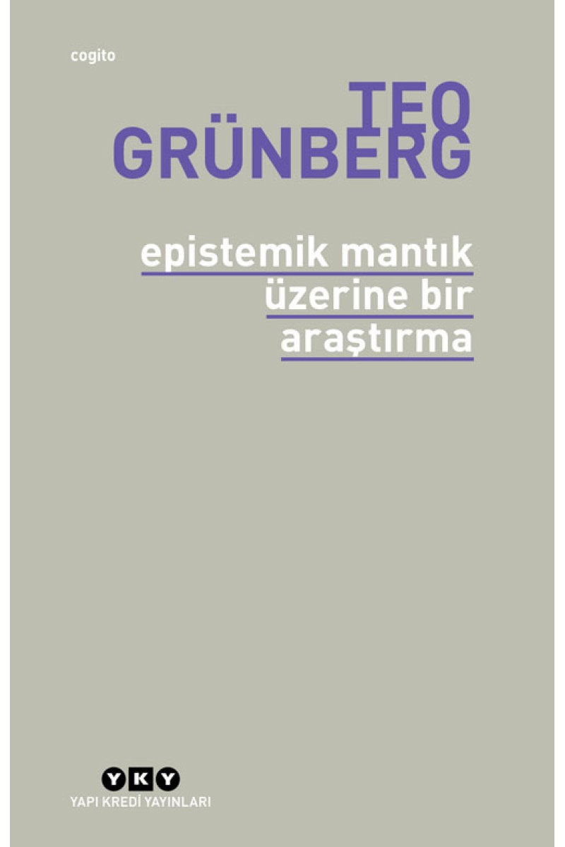 Epistemik Mantık Üzerine Bir Araştırma
