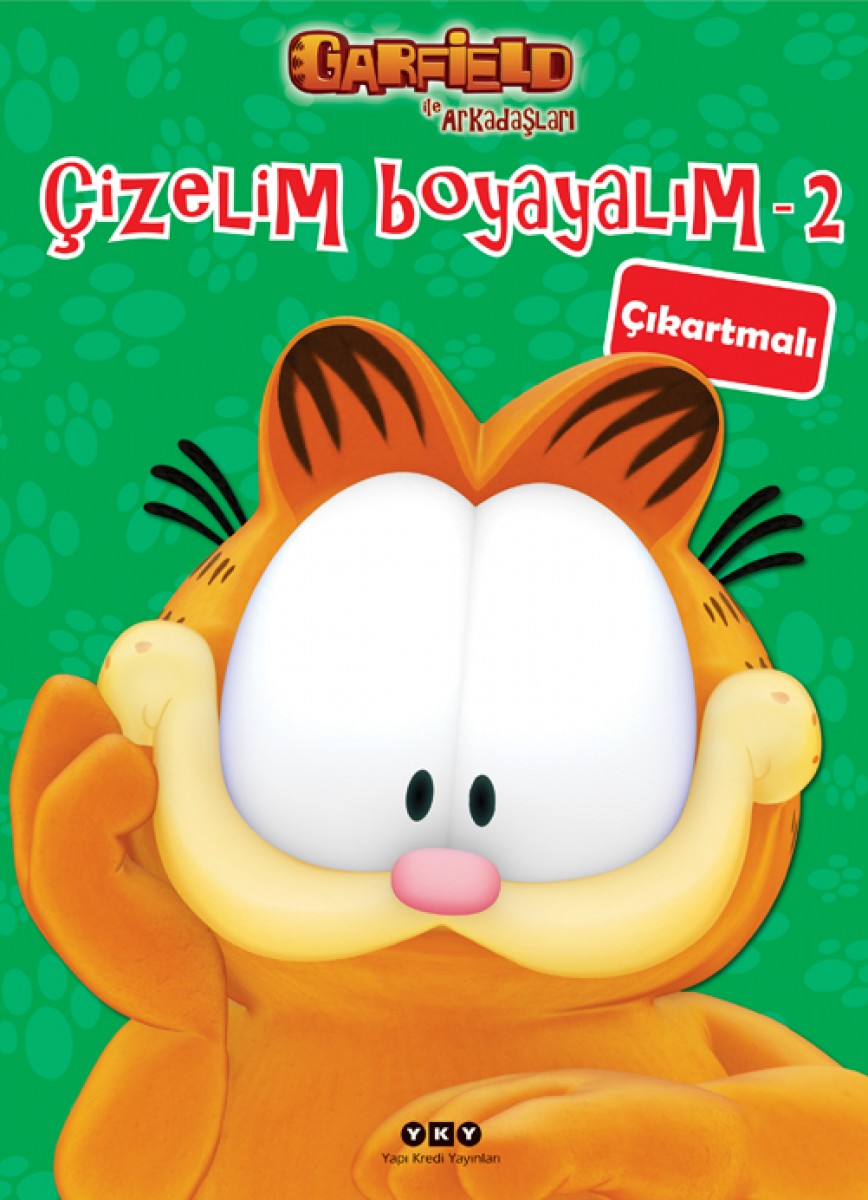 Çizelim Boyayalım 2 - Garfield ile Arkadaşları (çıkartmalı)