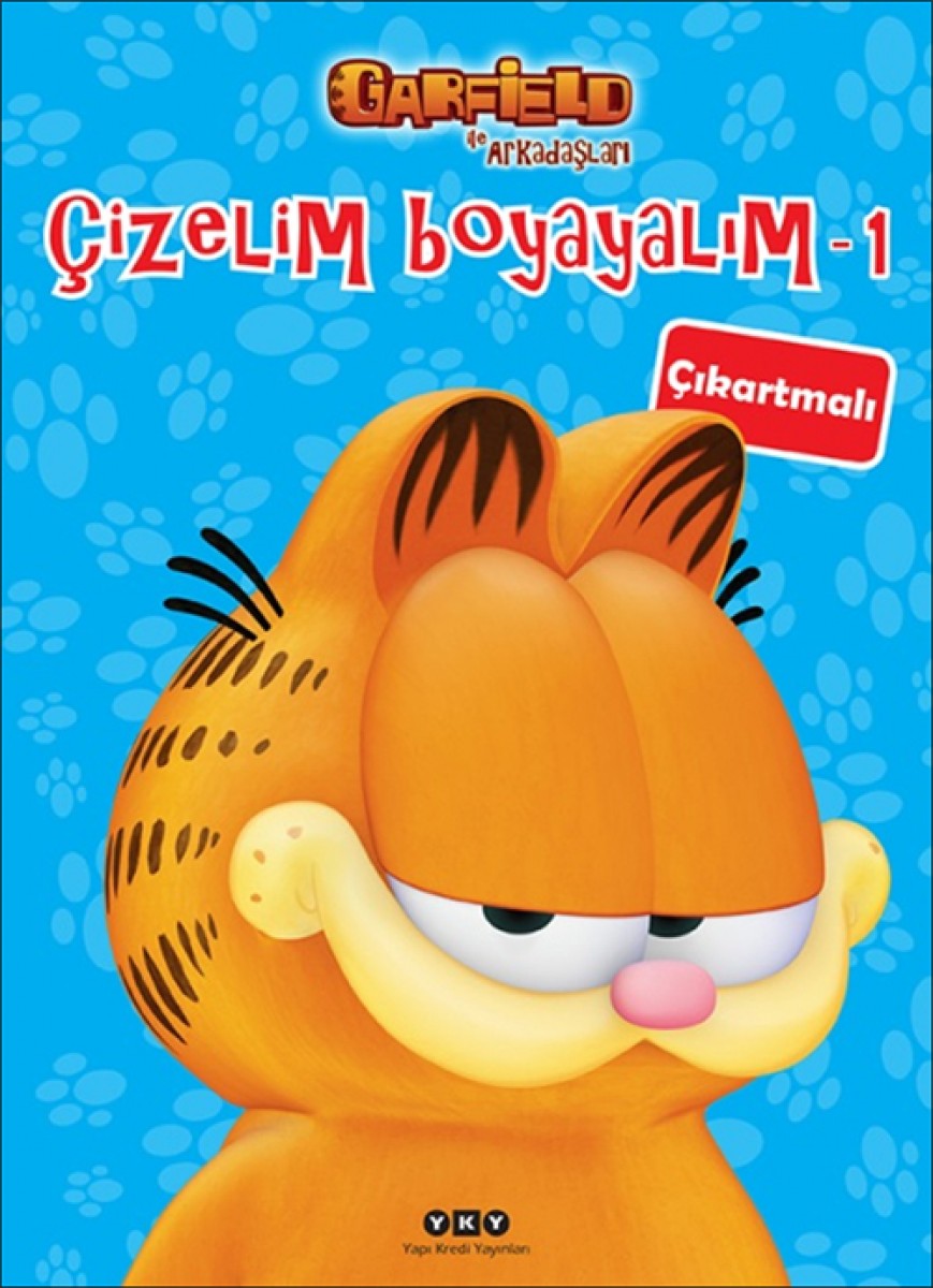 Çizelim Boyayalım 1 - Garfield ile Arkadaşları (çıkartmalı)