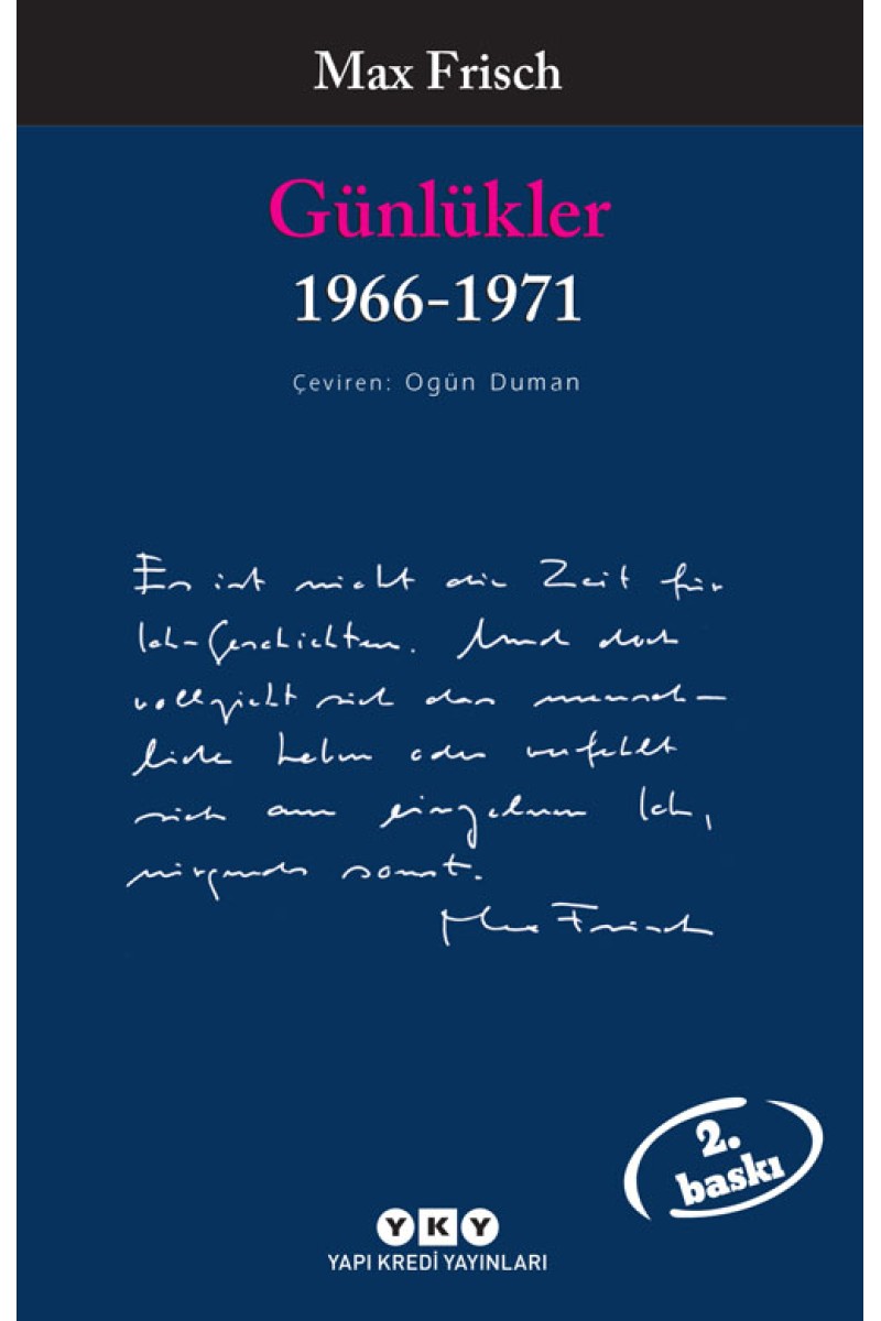 Günlükler - 1966-1971 / Max Frisch