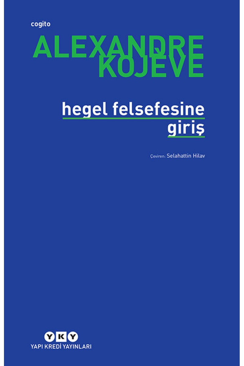 Hegel Felsefesine Giriş