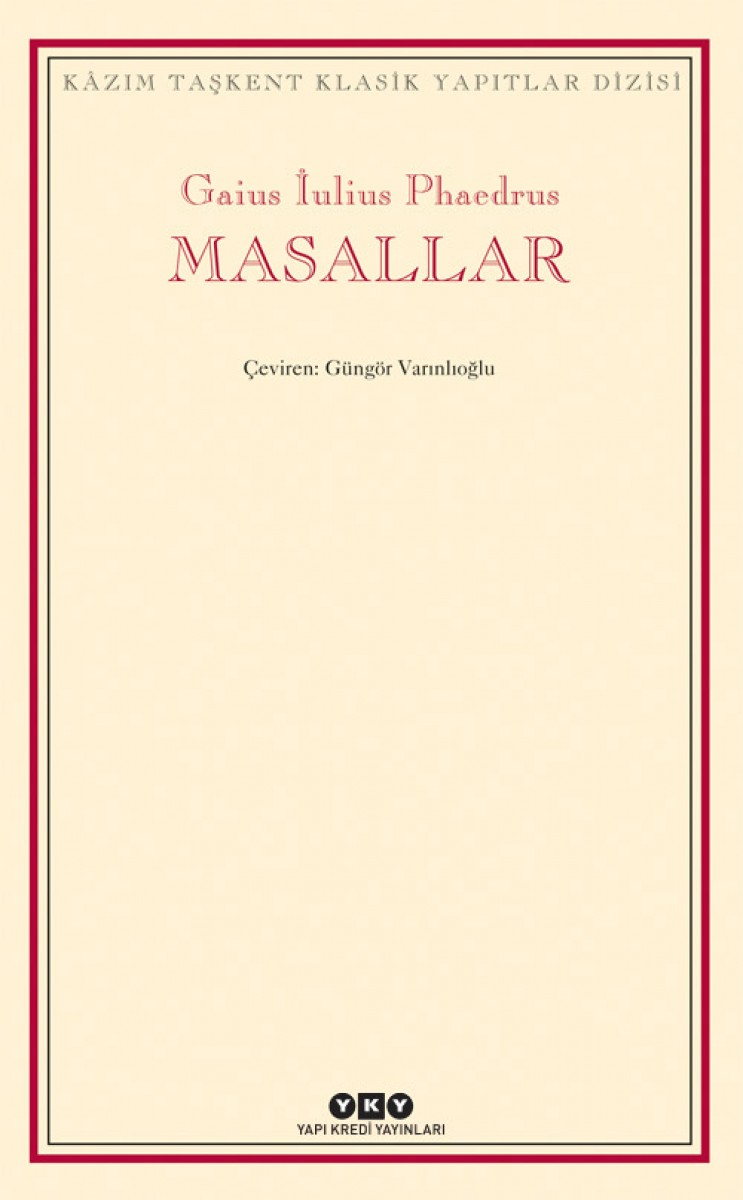 Masallar - Gaius Iulius Phaedrus
