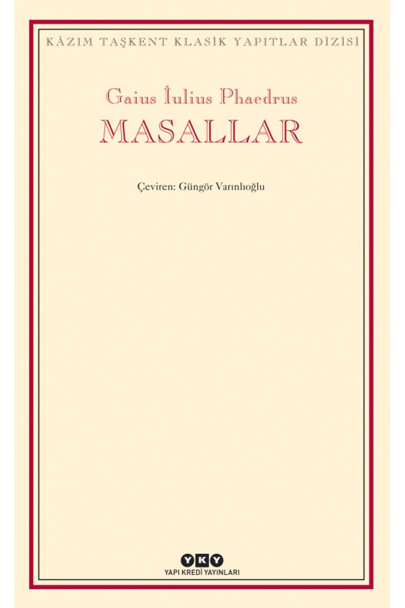 Masallar - Gaius Iulius Phaedrus