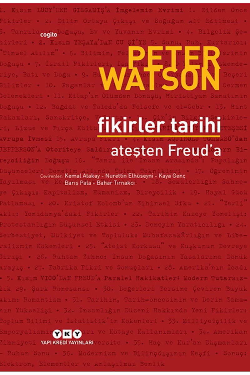 Fikirler Tarihi - Ateşten Freud'a (Sert Kapak)