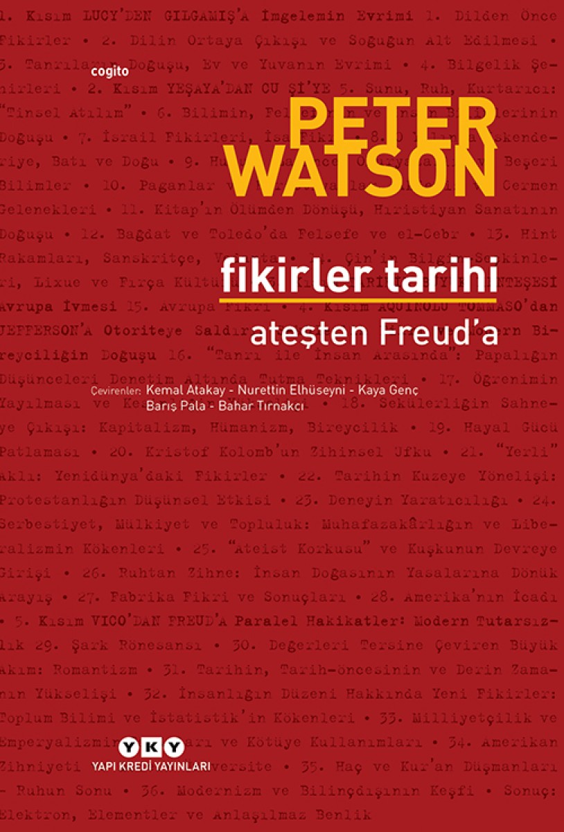 Fikirler Tarihi - Ateşten Freud'a (Sert Kapak)