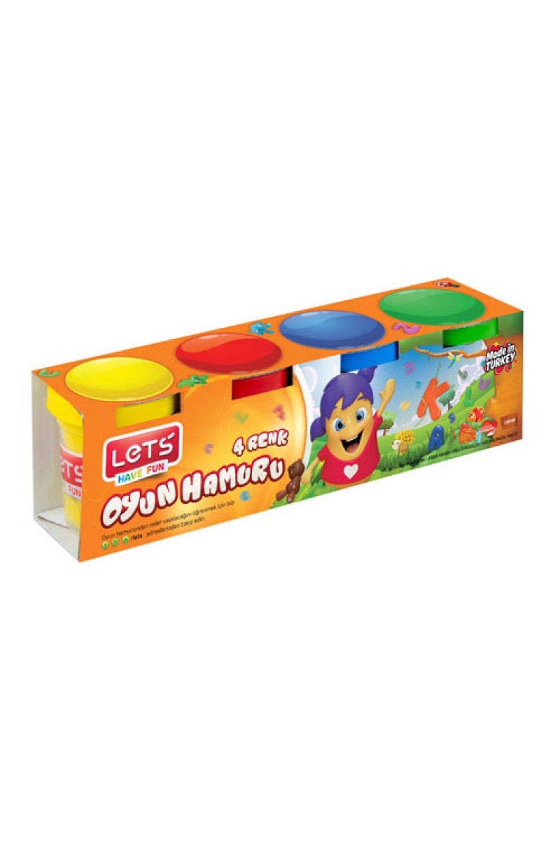 Lets L8240 - 4 Renk Oyun Hamuru