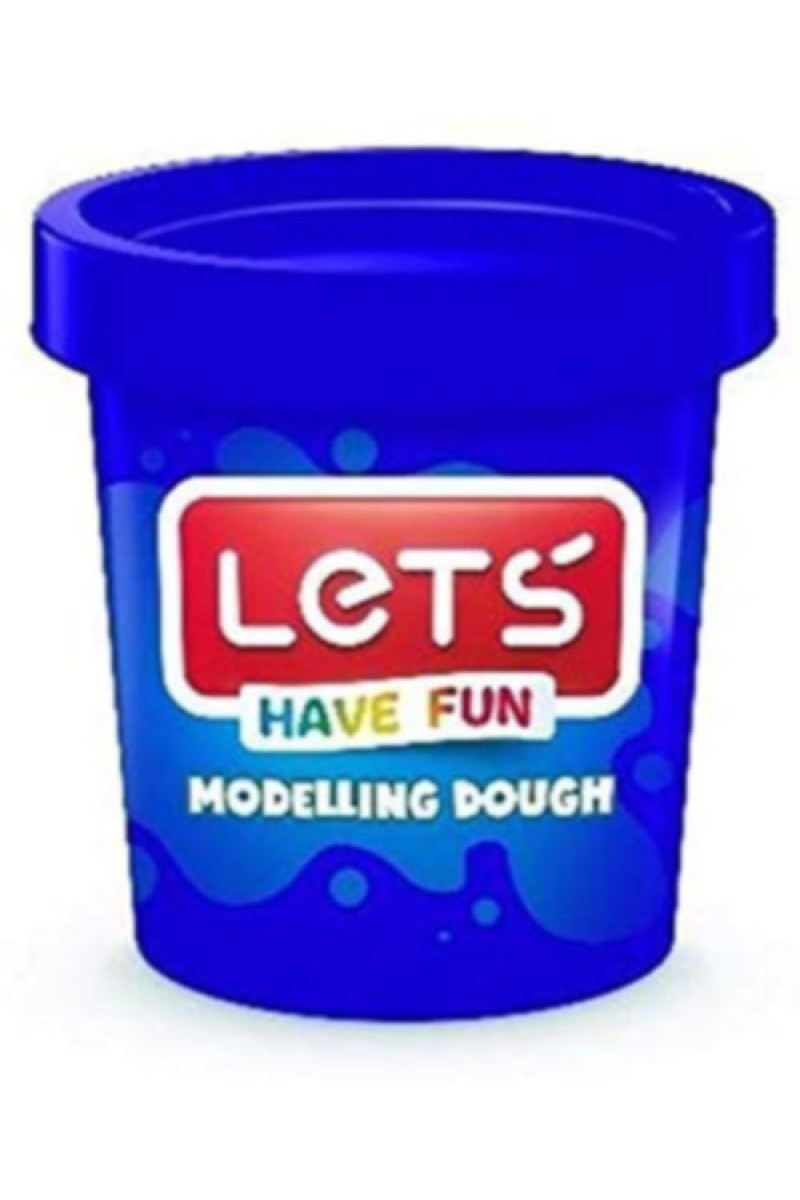 Lets L8340-11 - Tek Renk Oyun Hamuru, Lacivert, 150 gr.