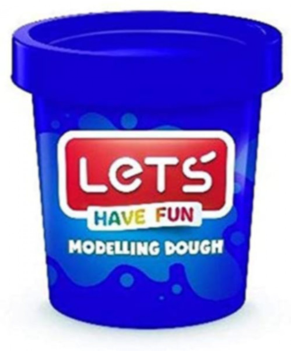 Lets L8340-11 - Tek Renk Oyun Hamuru, Lacivert, 150 gr.