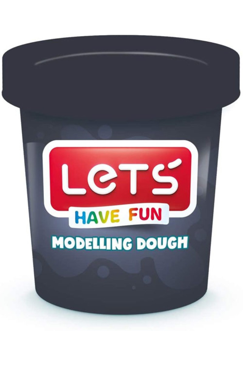 Lets L8340-13 - Tek Renk Oyun Hamuru, Gri, 150 gr.