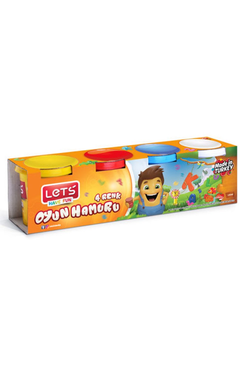 Lets L8340 - 4 Renk Oyun Hamuru