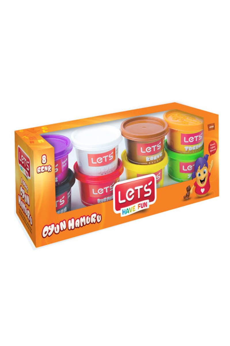 Lets  L8348 - 8 Renk Oyun Hamuru