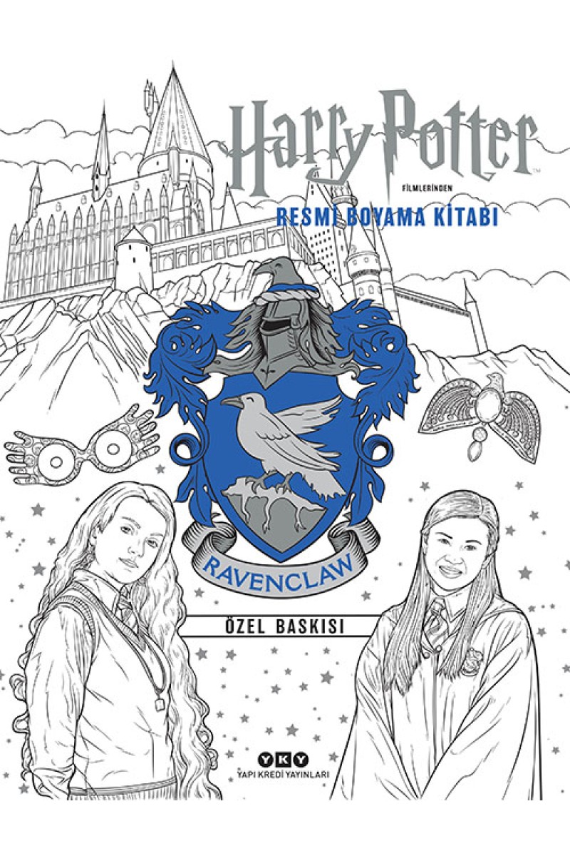 Harry Potter Filmlerinden Resmi Boyama Kitabı - Ravenclaw Özel Baskısı
