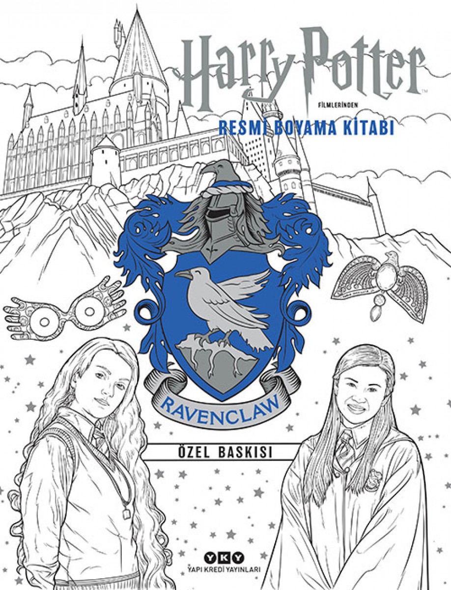 Harry Potter Filmlerinden Resmi Boyama Kitabı - Ravenclaw Özel Baskısı