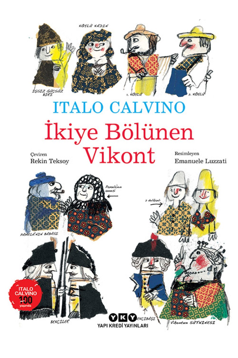 İkiye Bölünen Vikont (Karton Kapak)