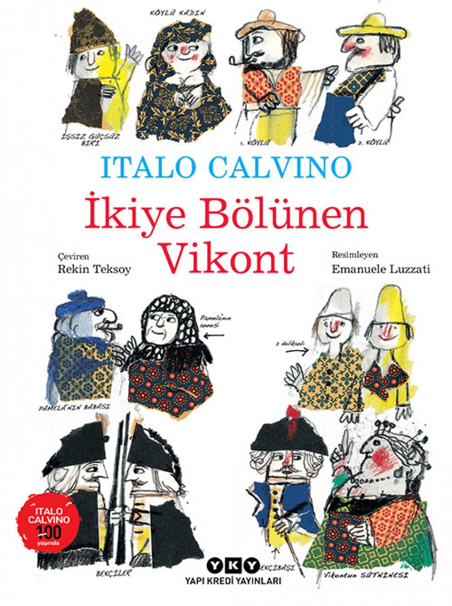 İkiye Bölünen Vikont (Karton Kapak)