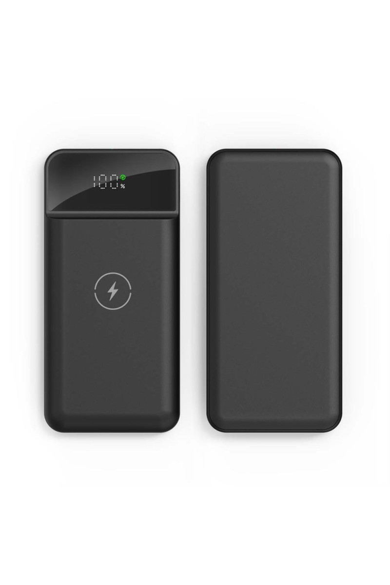 ÜZÜMLÜ 10.000 MAH SİYAH WİRELESS POWERBANK