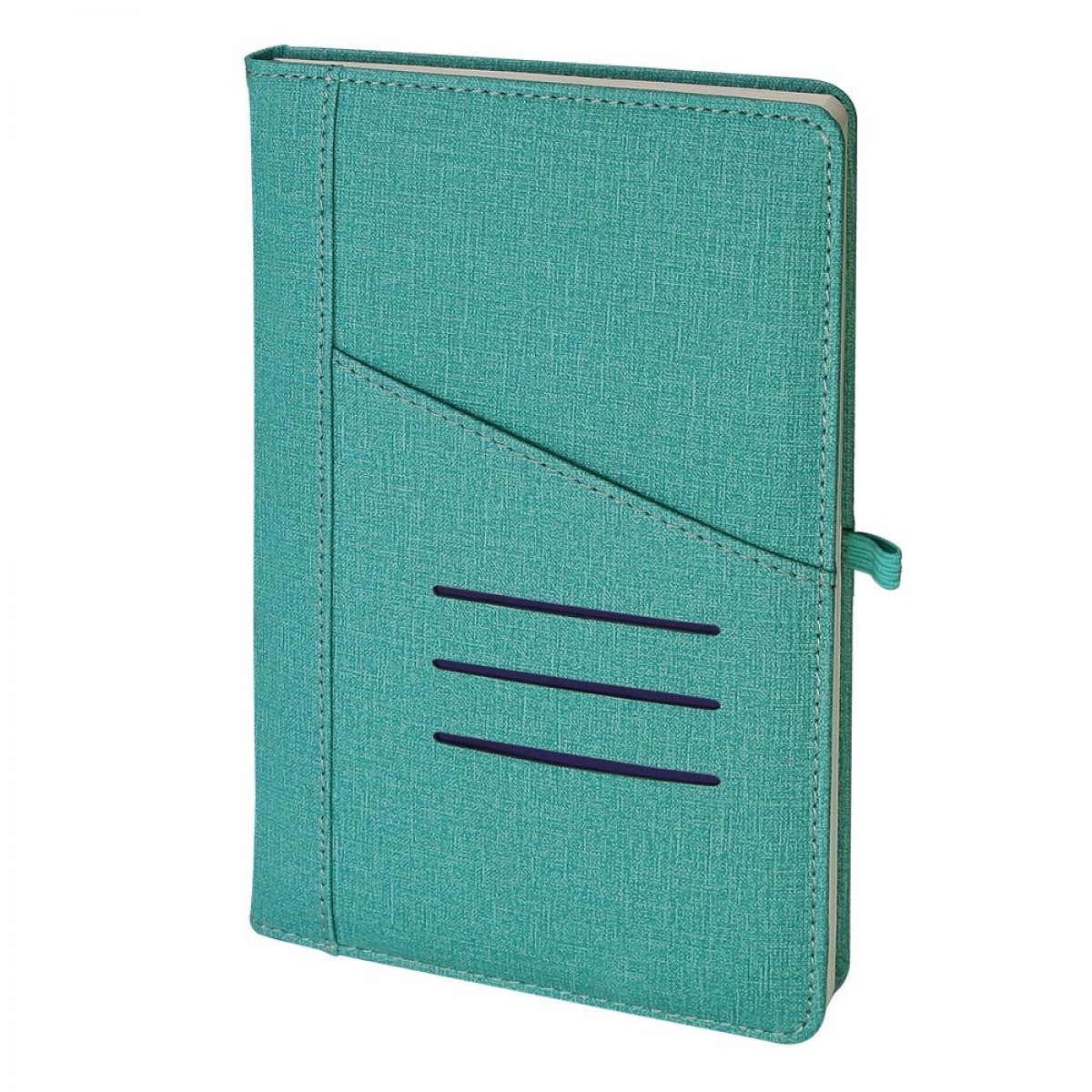 YILDIZ TURKUAZ TARİHSİZ DEFTER (13X21 CM)