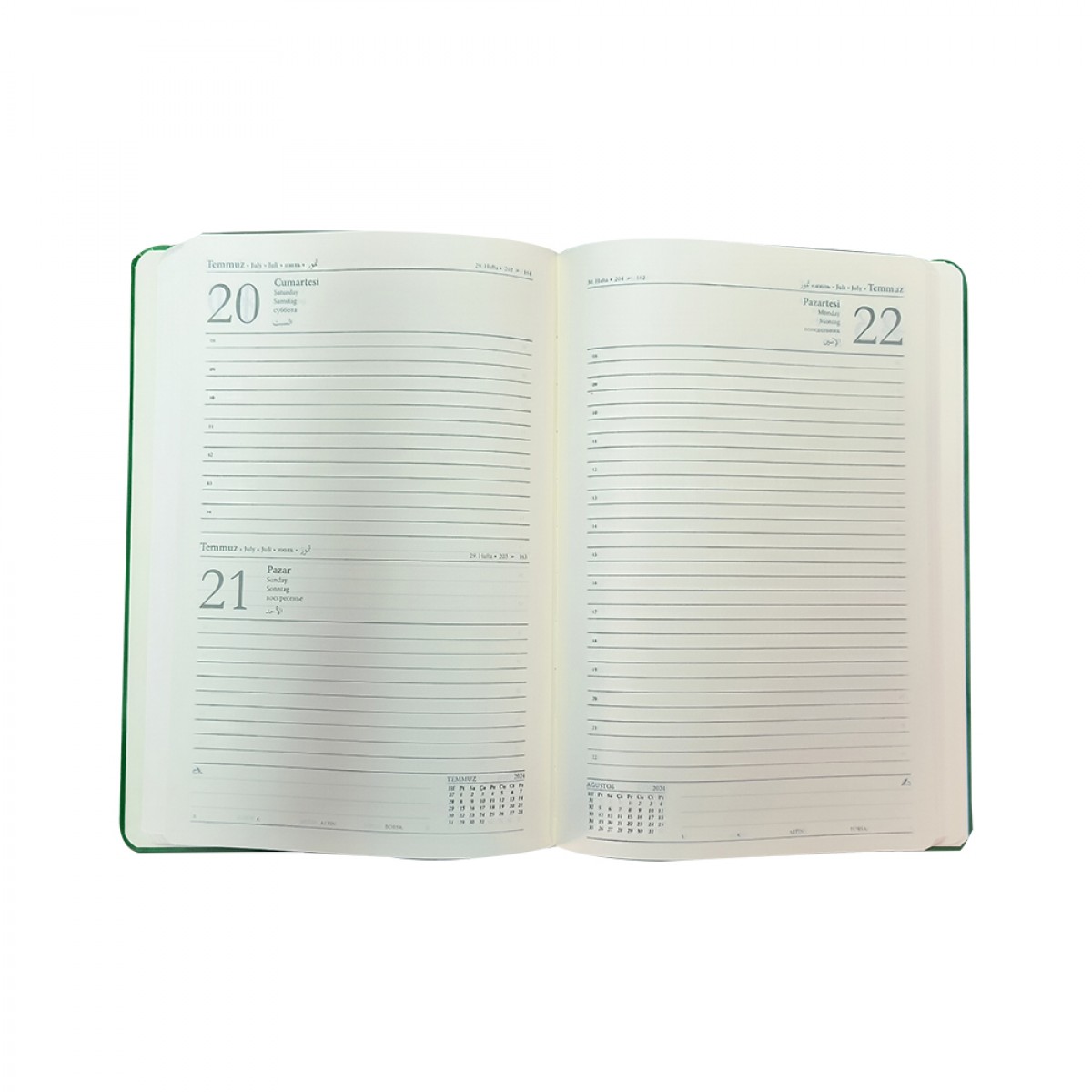 ALTINOVA GRİ TARİHLİ AJANDA (17X24 CM)