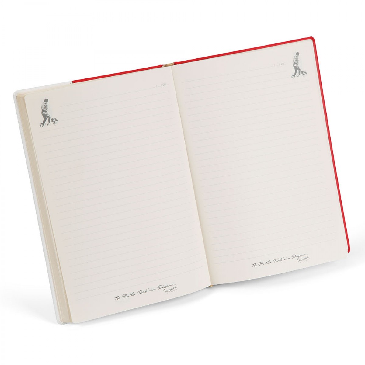 ATATÜRK TARİHSİZ DEFTER (17X24 CM)