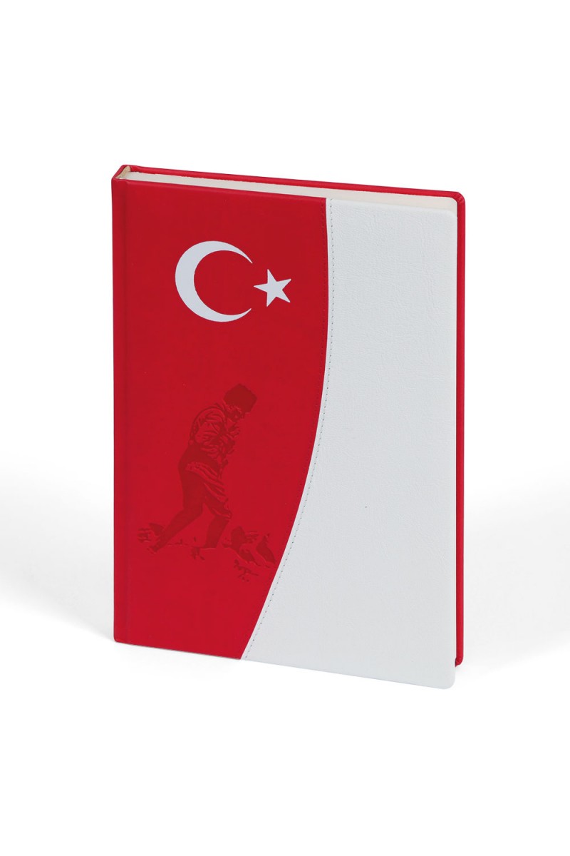 ATATÜRK TARİHSİZ DEFTER (17X24 CM)