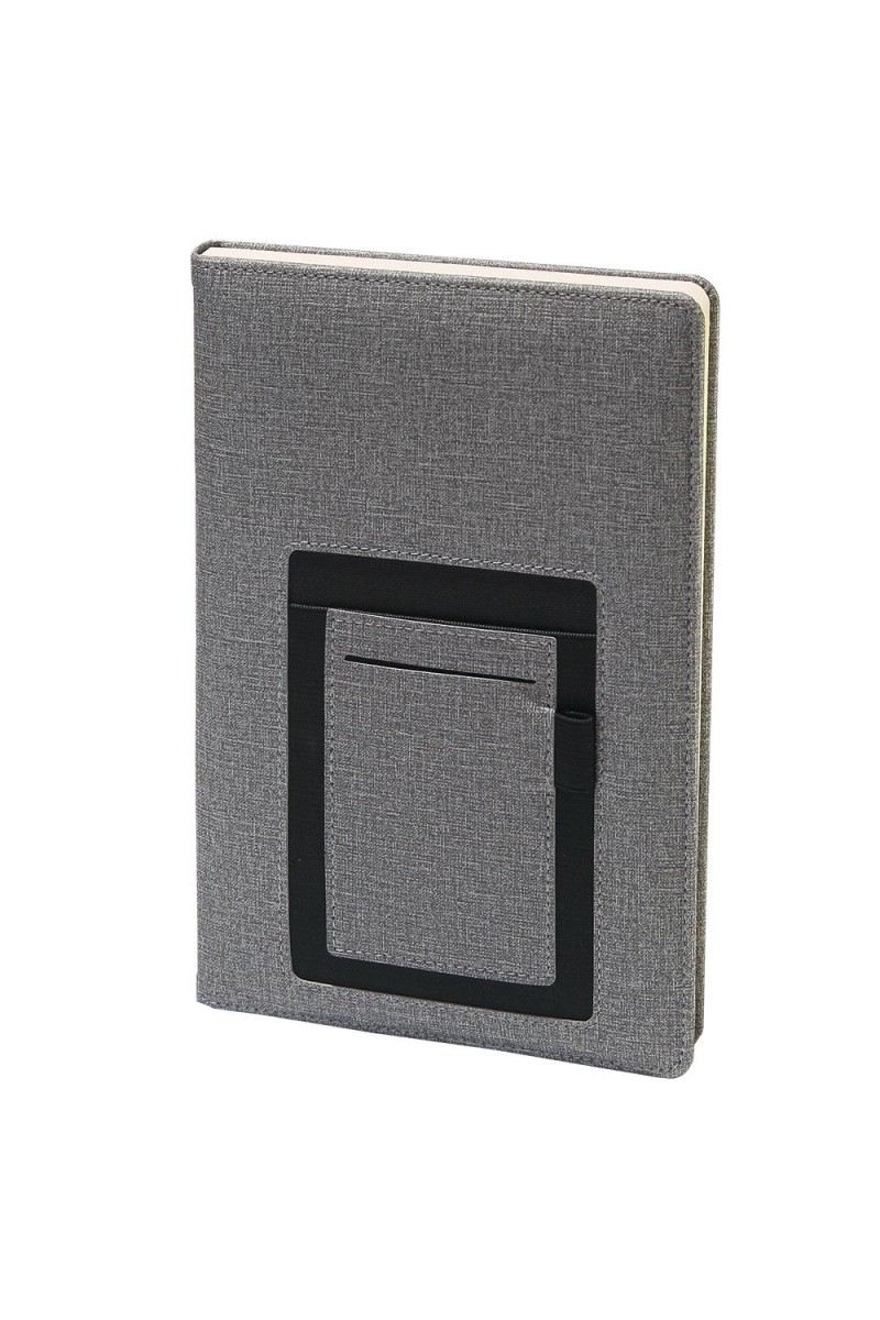 MEŞRUTİYET GRİ TARİHSİZ DEFTER (15X21 CM)