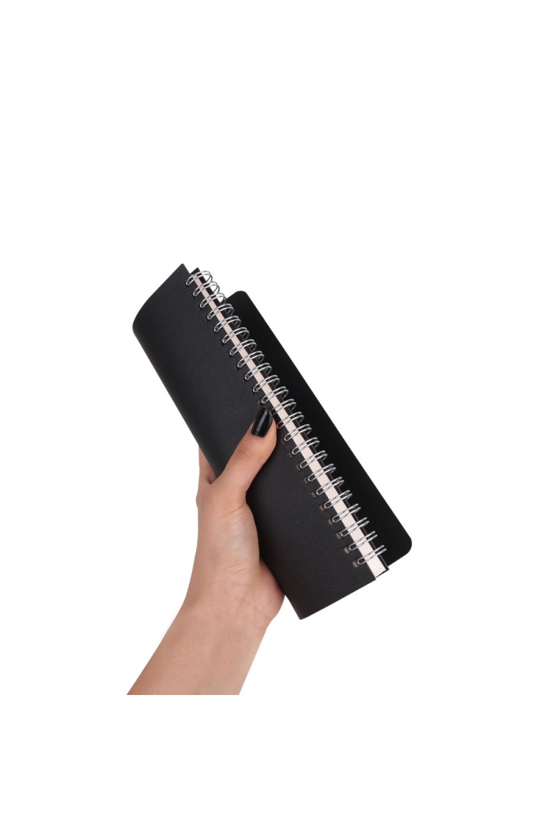 AKYURT SİYAH TARİHSİZ DEFTER (13X21 CM)