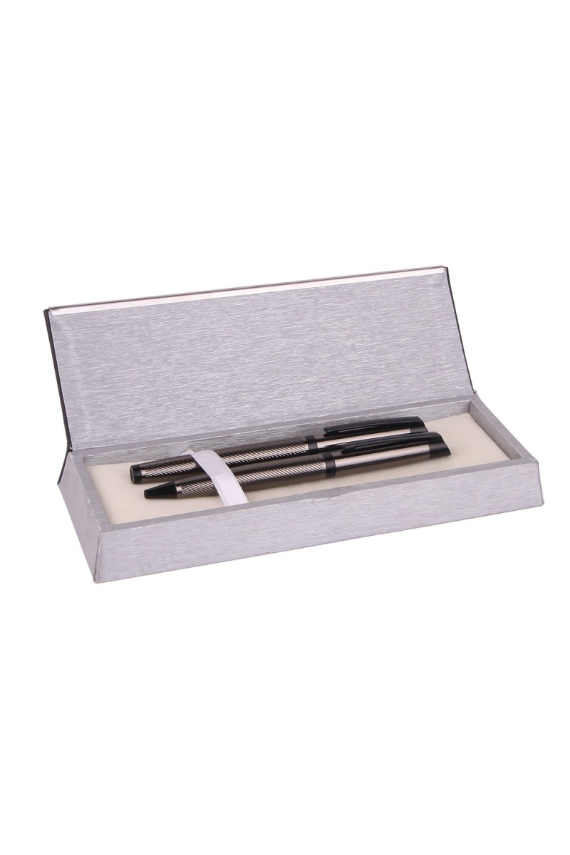 KOZLU SİYAH İKİLİ KALEM SETİ