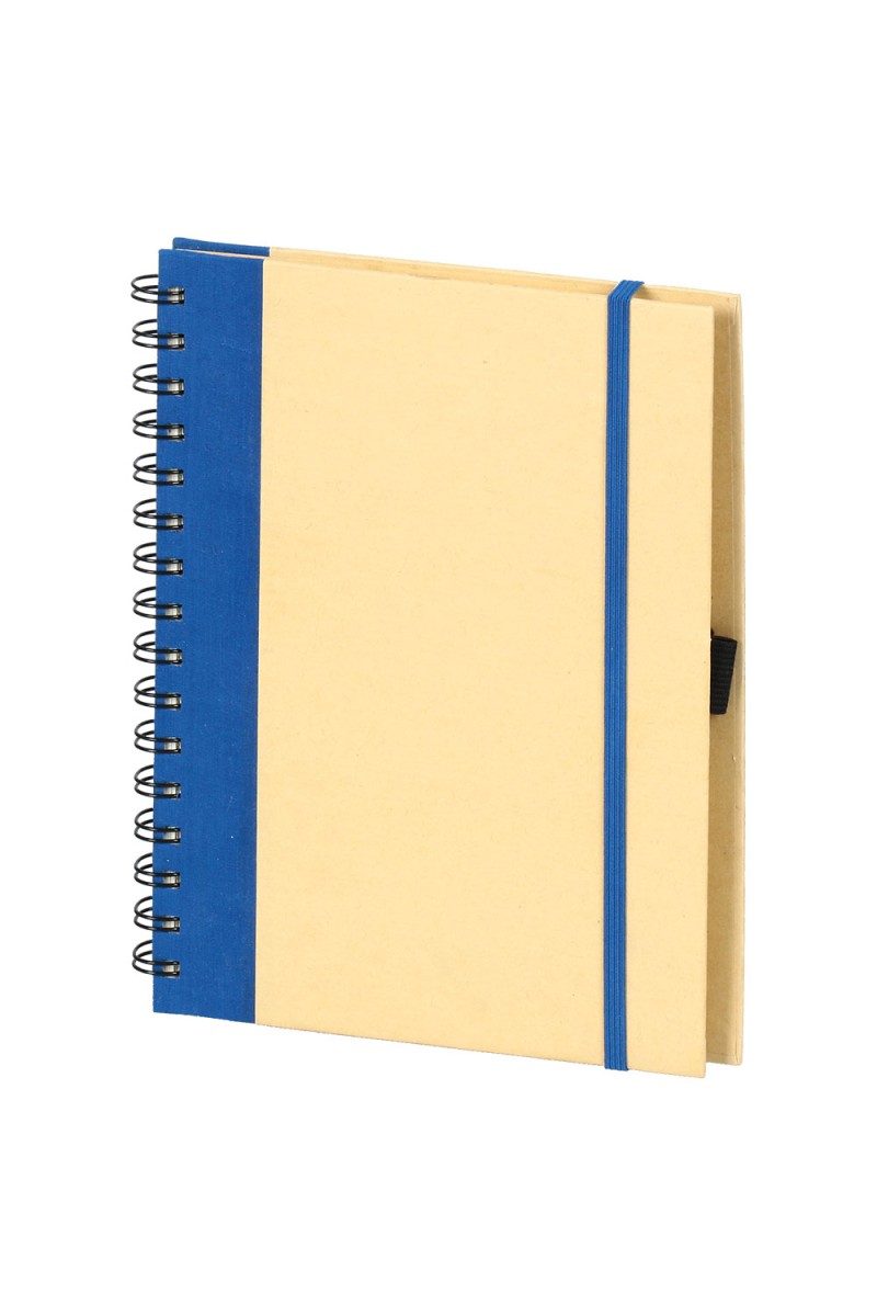 FUNDA LACİVERT SPİRALLİ NOTLUK