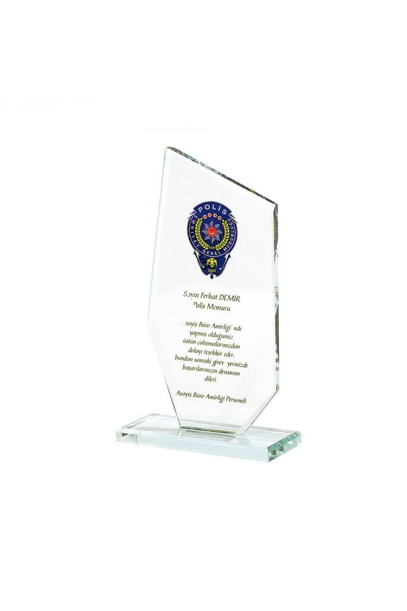 KAŞGAR KRİSTAL PLAKET
