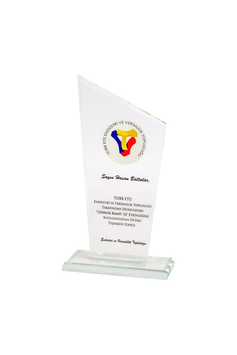 MENGÜÇ KRİSTAL PLAKET