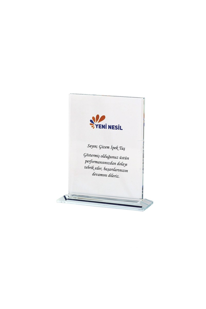 EFLANİ KRİSTAL PLAKET