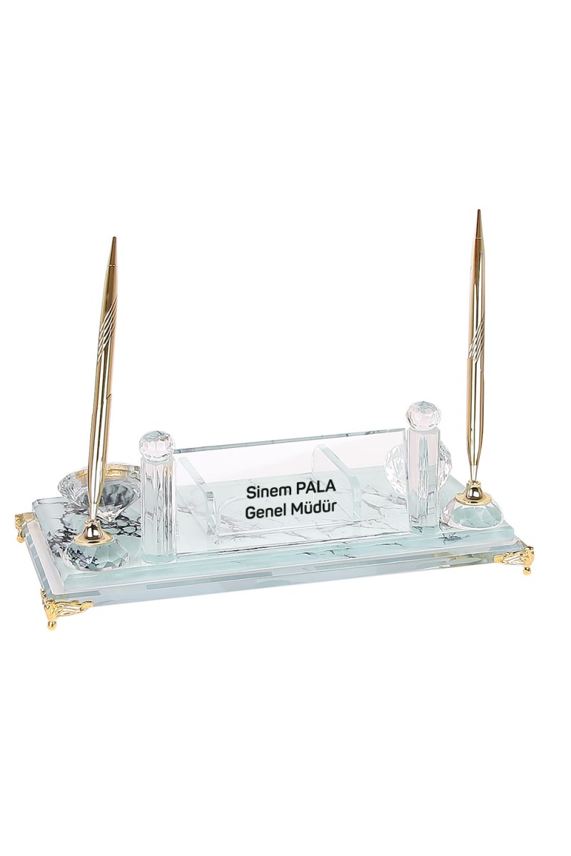 BULUT KRİSTAL MASA SETİ