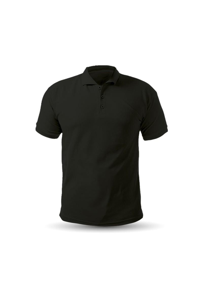 AÇELYA SİYAH L POLO YAKA T-SHİRT