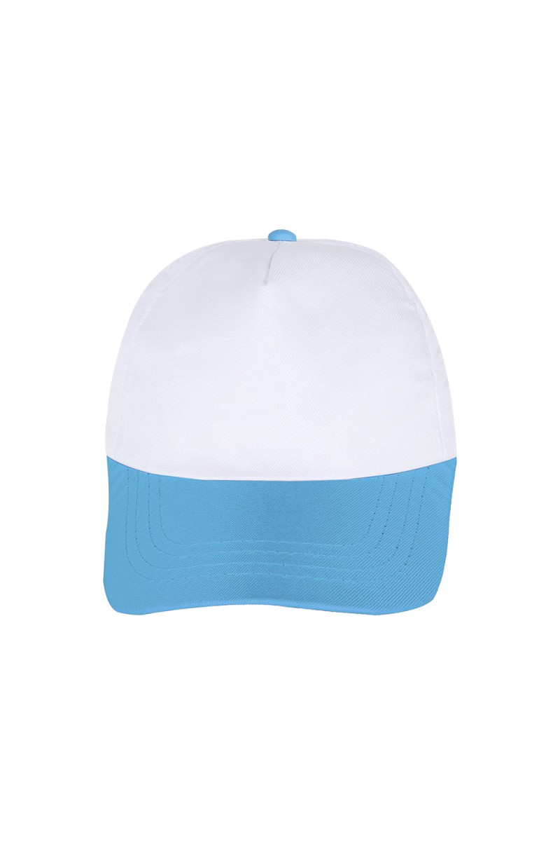 PAPATYA BEYAZ-TURKUAZ POLYESTER ŞAPKA