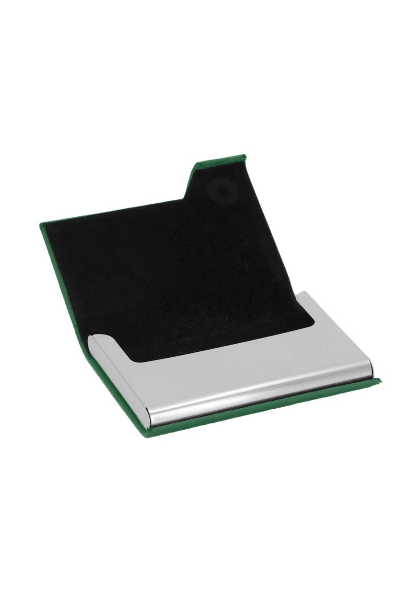 PAYİDAR YEŞİL DERİ KARTVİZİTLİK