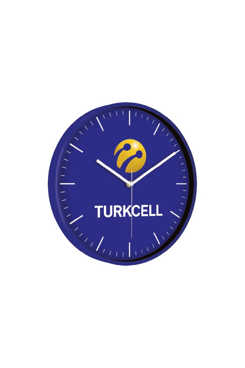 TARVOS187 LACİVERT PLASTİK KASA DUVAR SAATİ (330 MM)