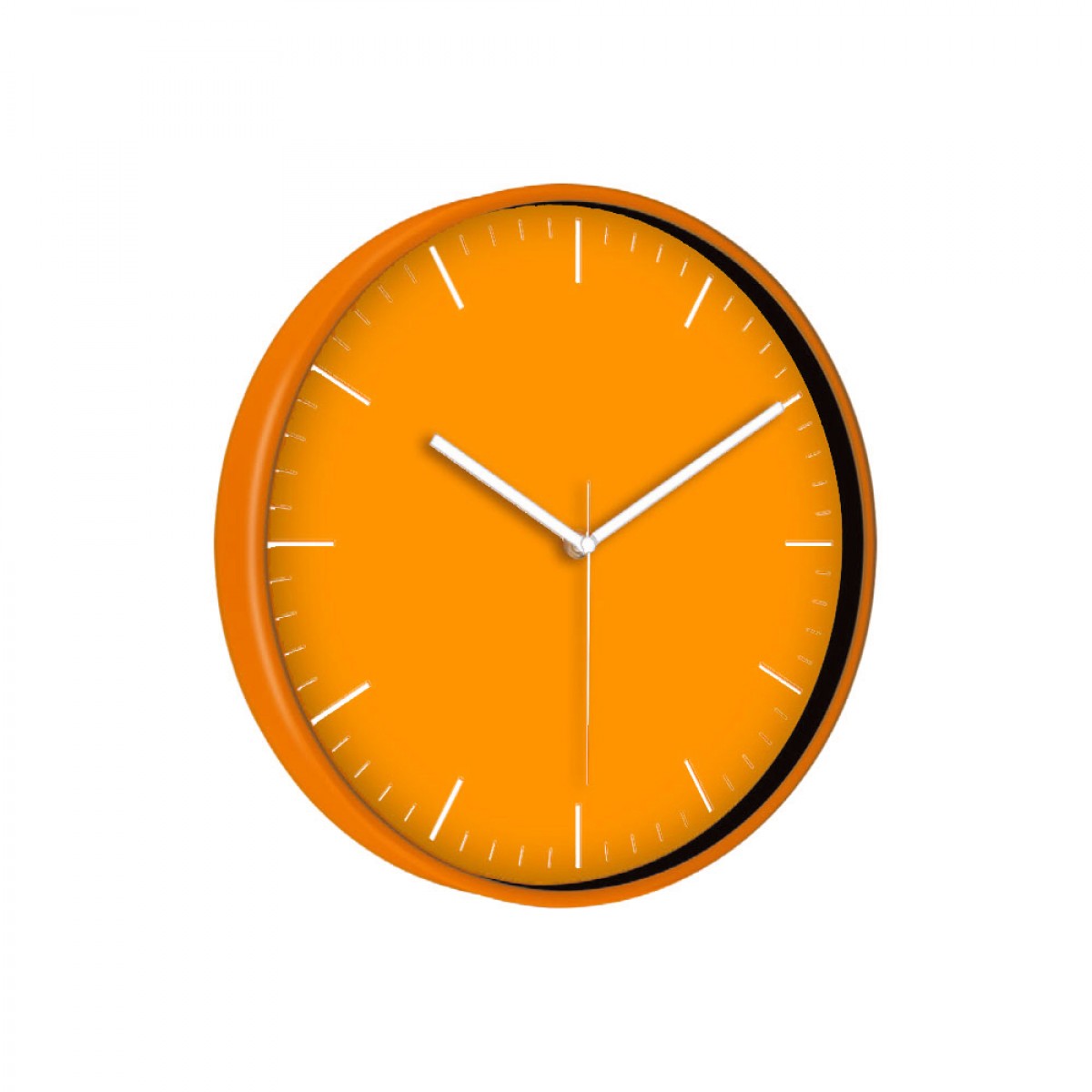 TARVOS187 TURUNCU PLASTİK KASA DUVAR SAATİ (330 MM)