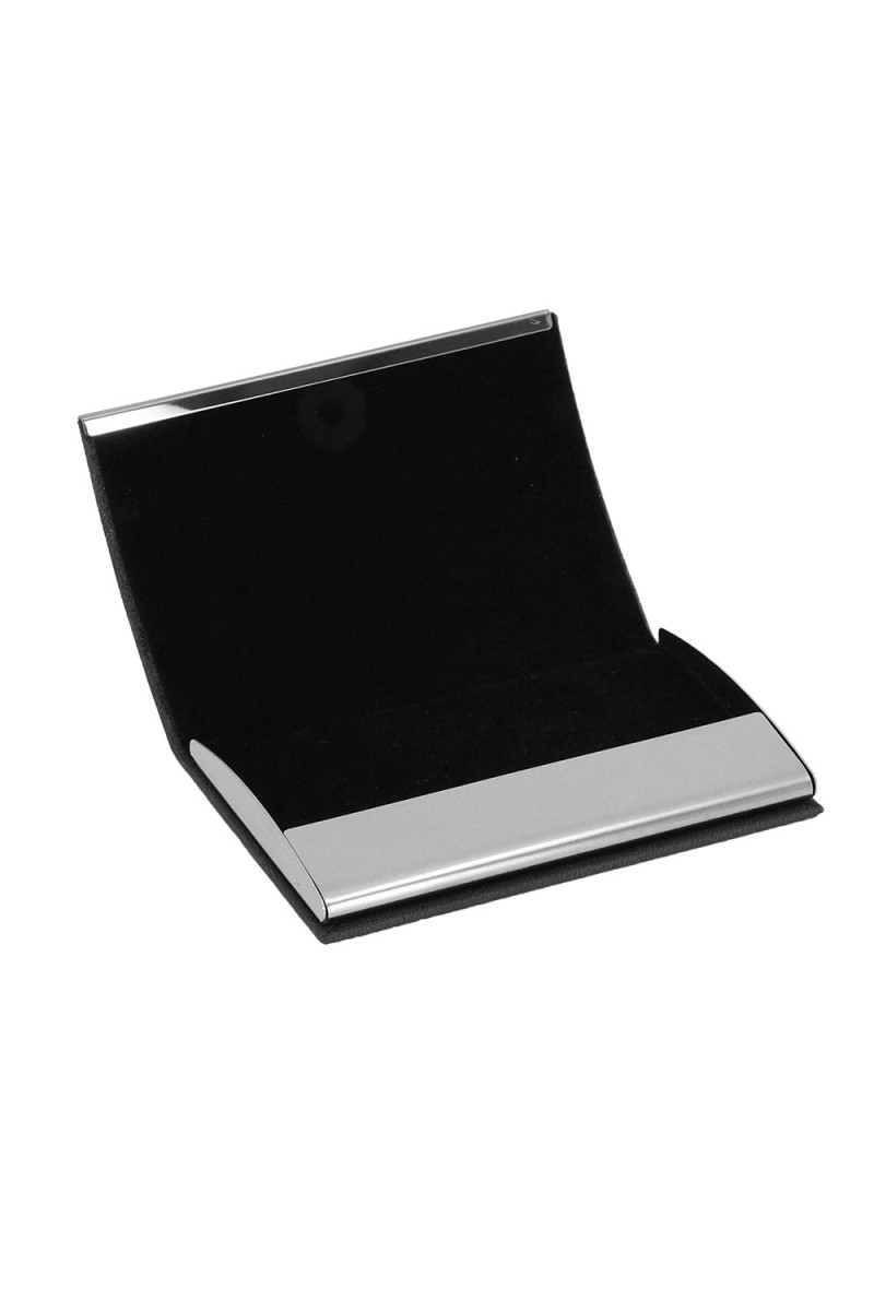 NAZENDE SİYAH DERİ KARTVİZİTLİK