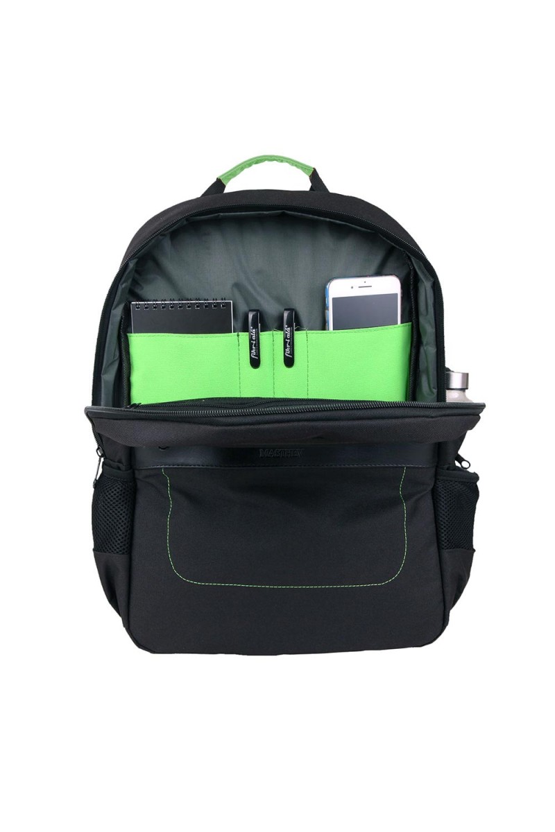 AŞIKLAR YEŞİL LAPTOP BÖLMELİ SIRT ÇANTASI