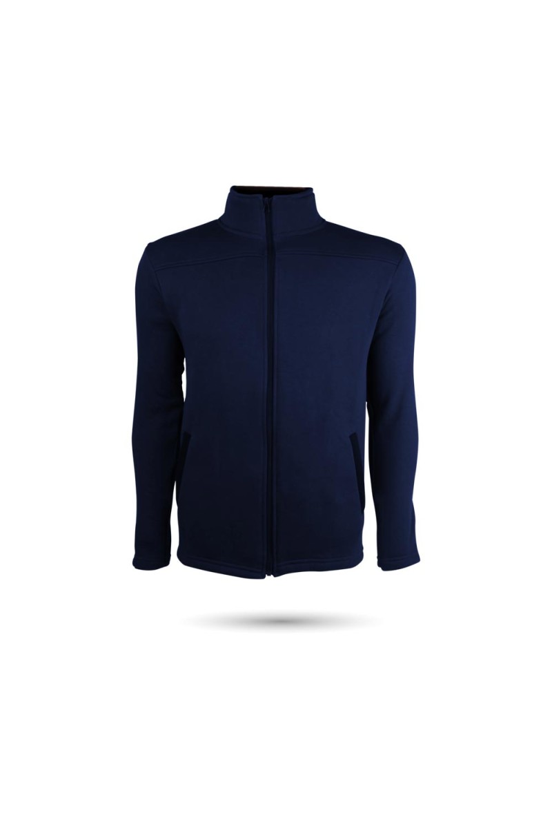 GÜRTEPE FERMUARLI LACİVERT 2XL  SWEATSHİRT