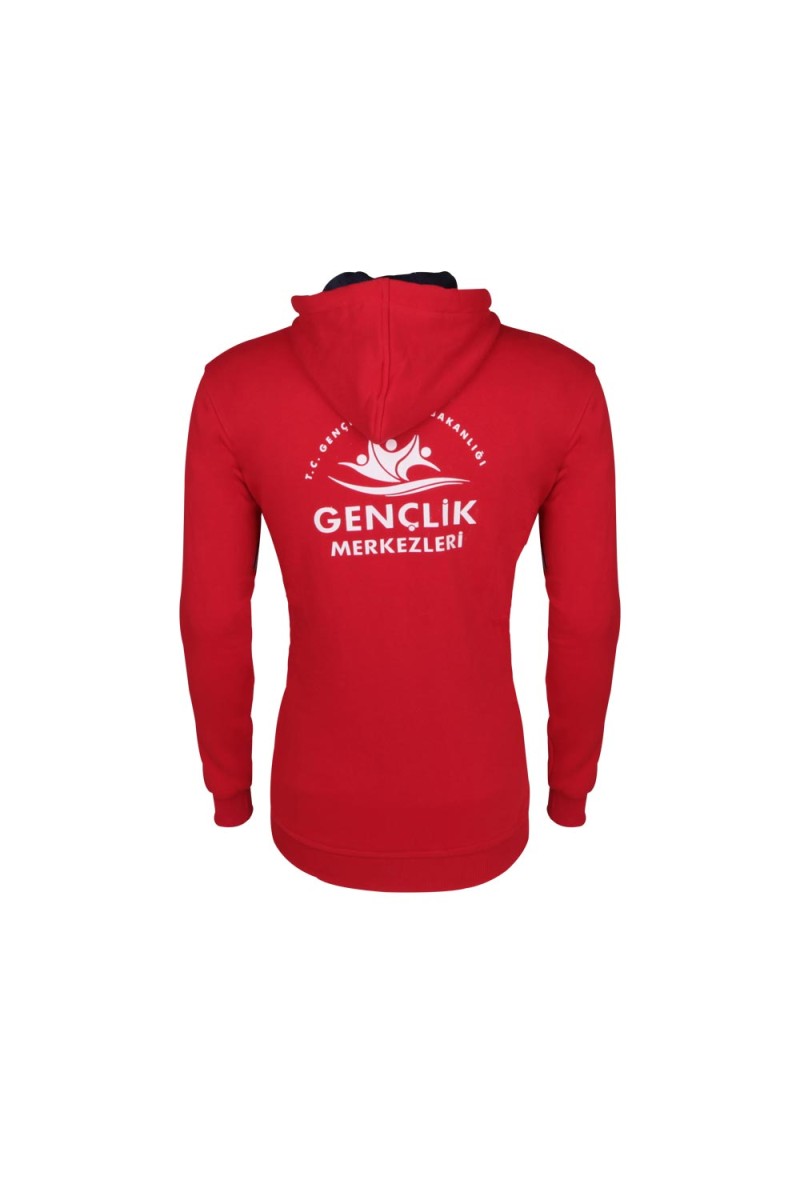 ARTOS KANGURU CEPLİ FERMUARLU KIRMIZI M SWEATSHİRT ARTOS KANGURU CEPLİ FERMUARLU KIRMIZI M SWEATSHİRT