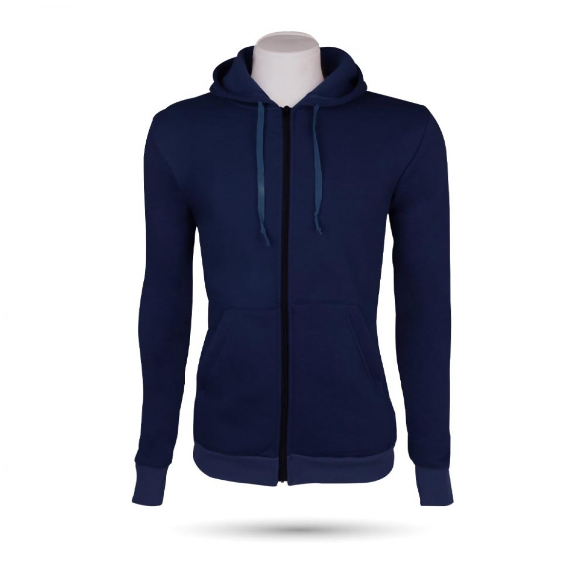 ARTOS KANGURU CEPLİ FERMUARLU LACİVERT L SWEATSHİRT