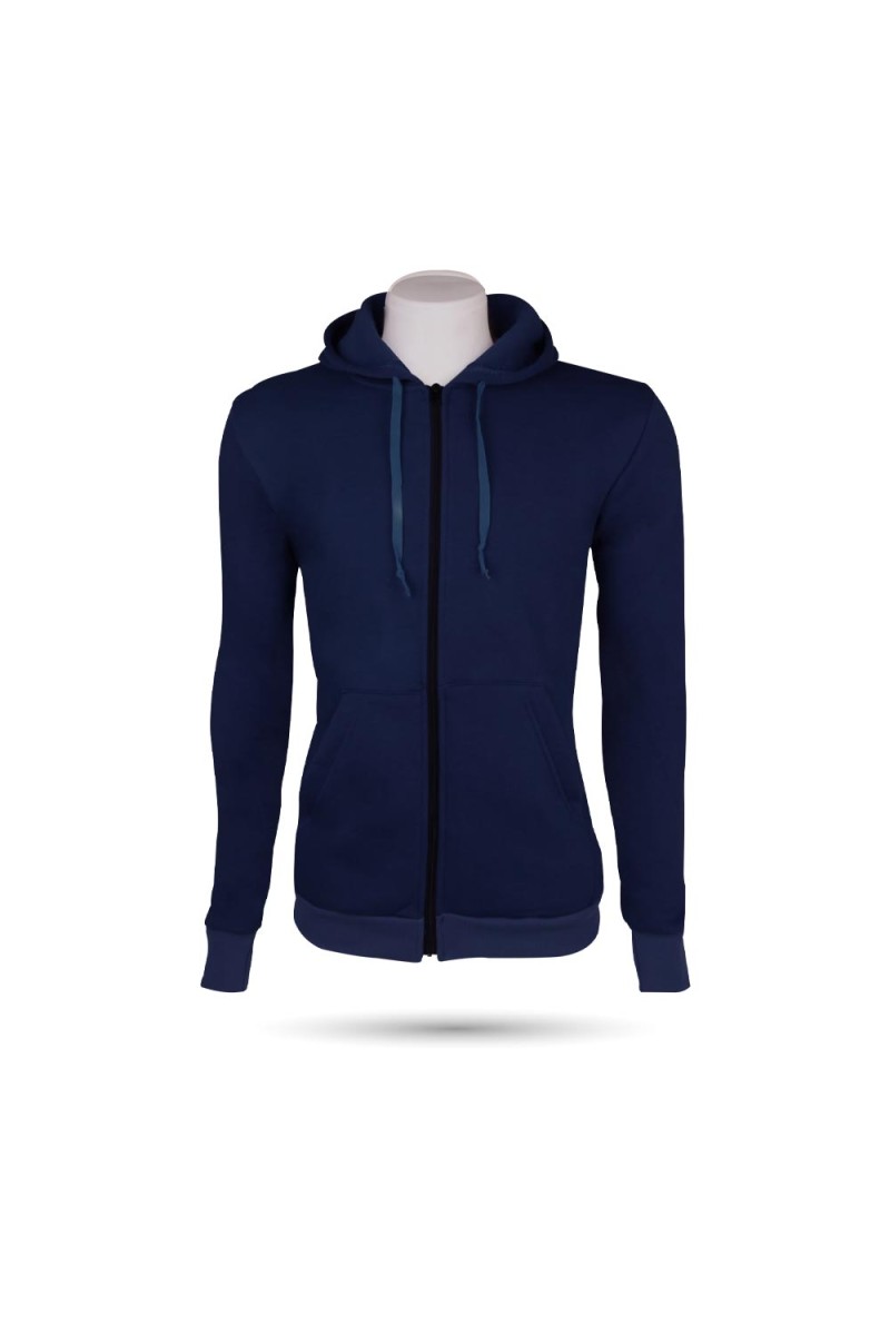 ARTOS KANGURU CEPLİ FERMUARLU LACİVERT M SWEATSHİRT