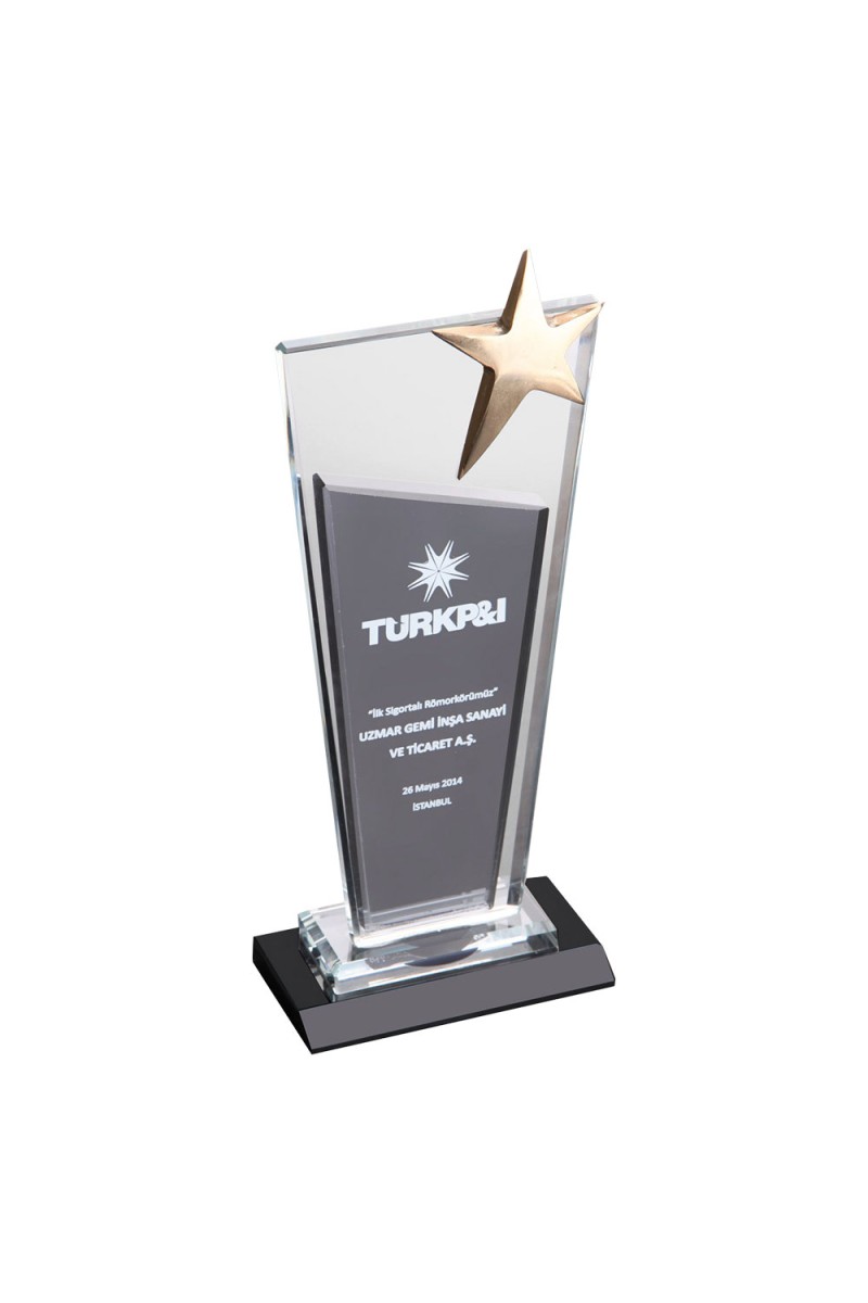 İMRANLI KRİSTAL PLAKET