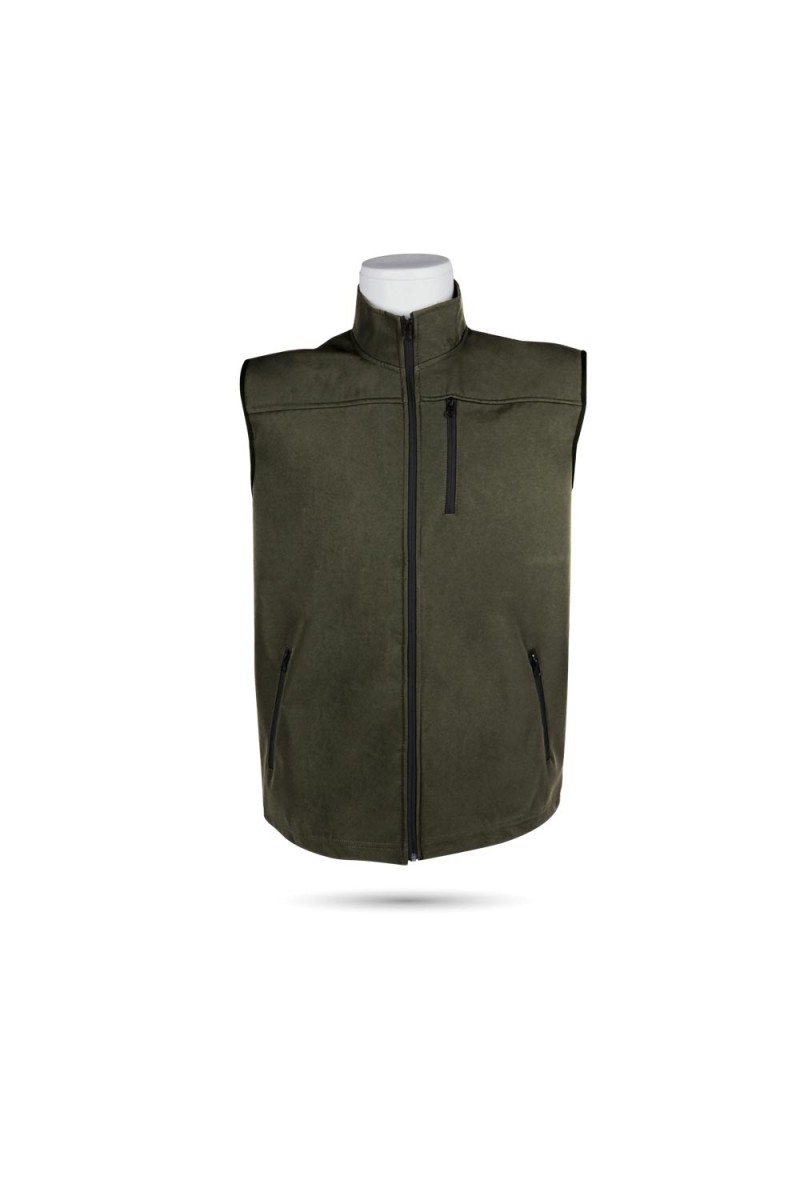 NEMRUT SOFTSHELL KOYU YEŞİL XL YELEK