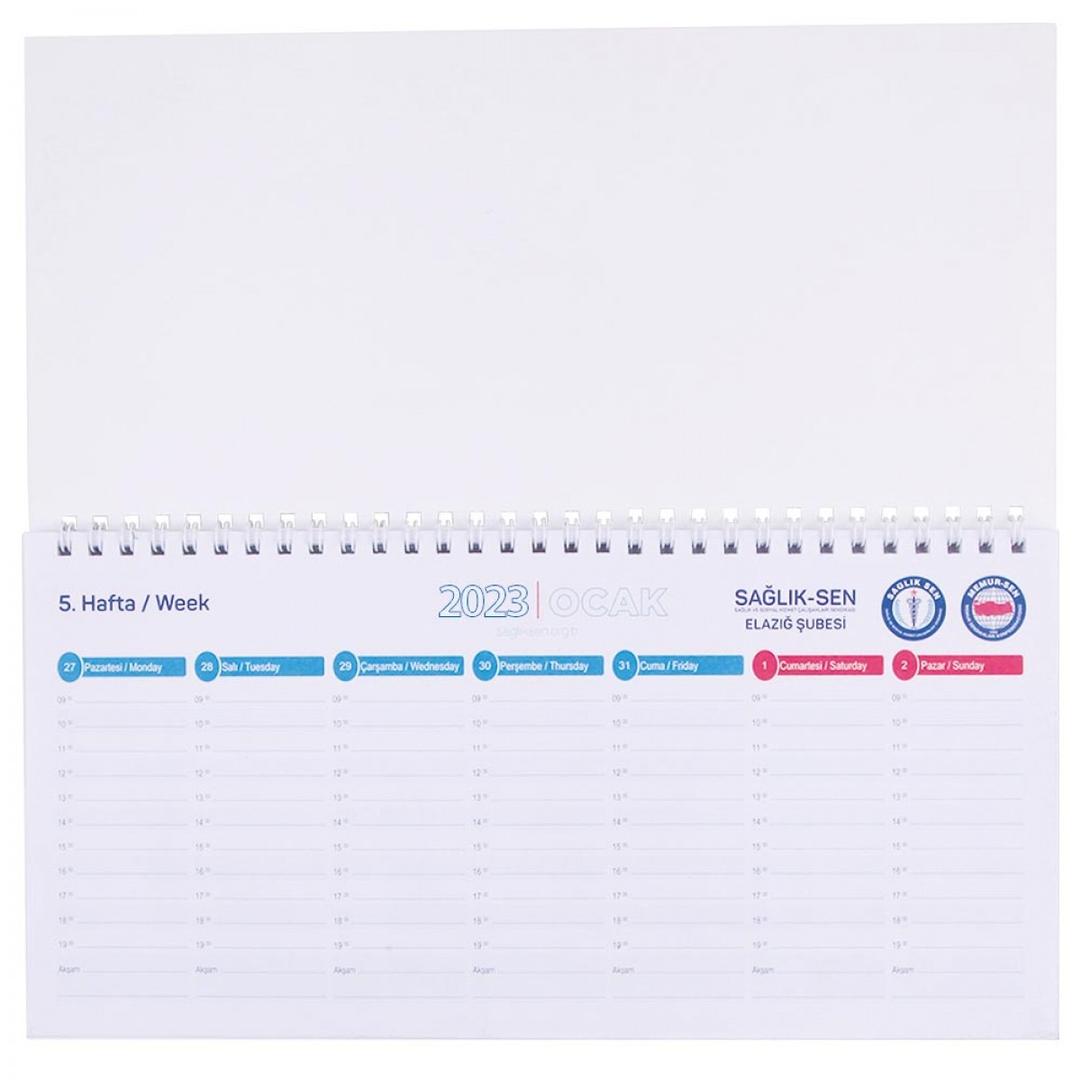 ALA-09 TARİHLİ SPİRALLİ KARTON KAPAKLI SÜMEN