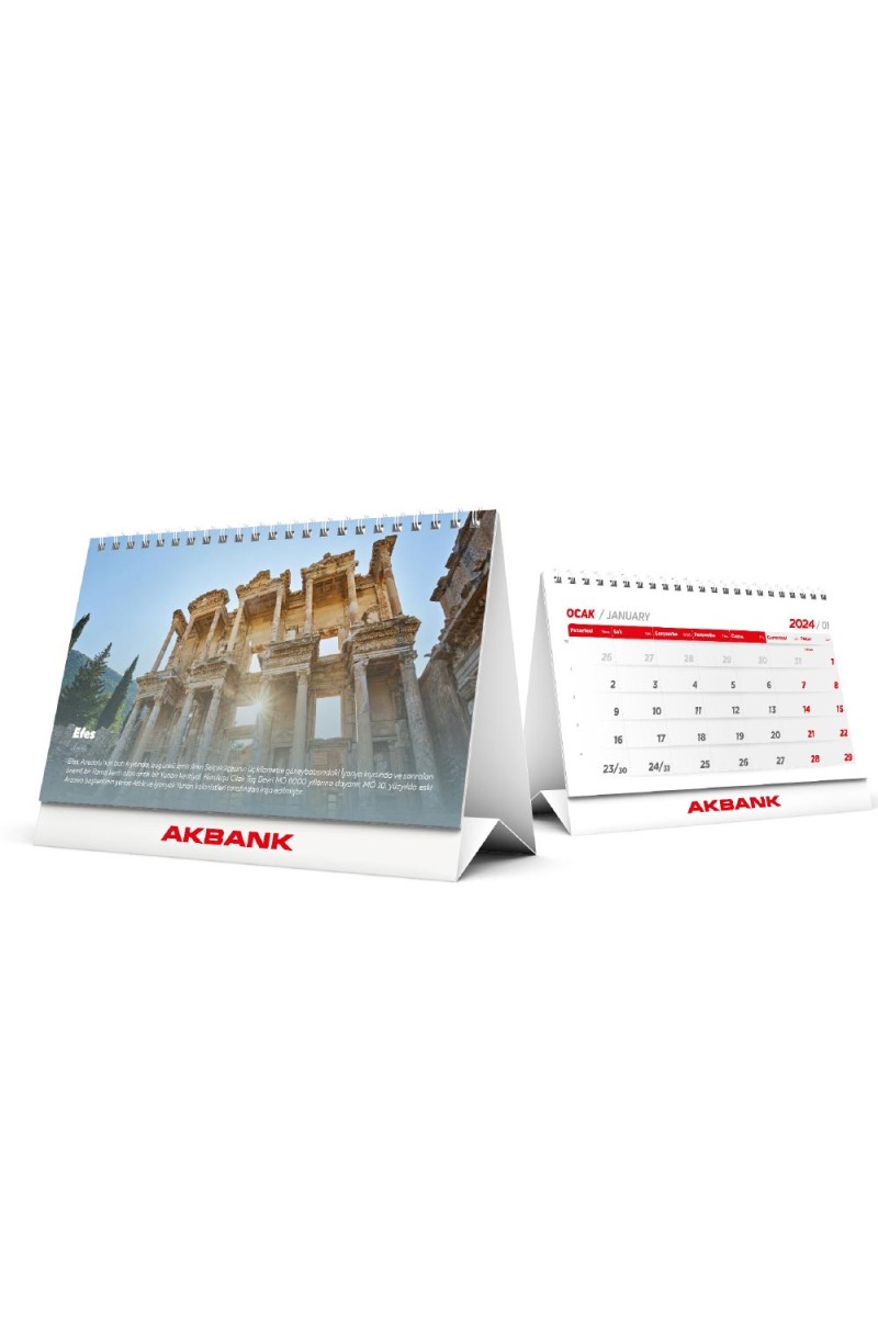 ALA-20 (TARİHİ YERLER) ÜÇGEN MASA TAKVİMİ