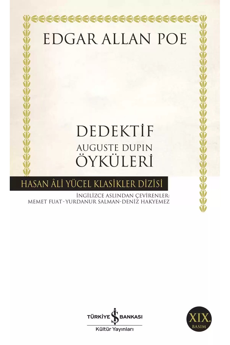 Dedektif Auguste Dupin Öyküleri