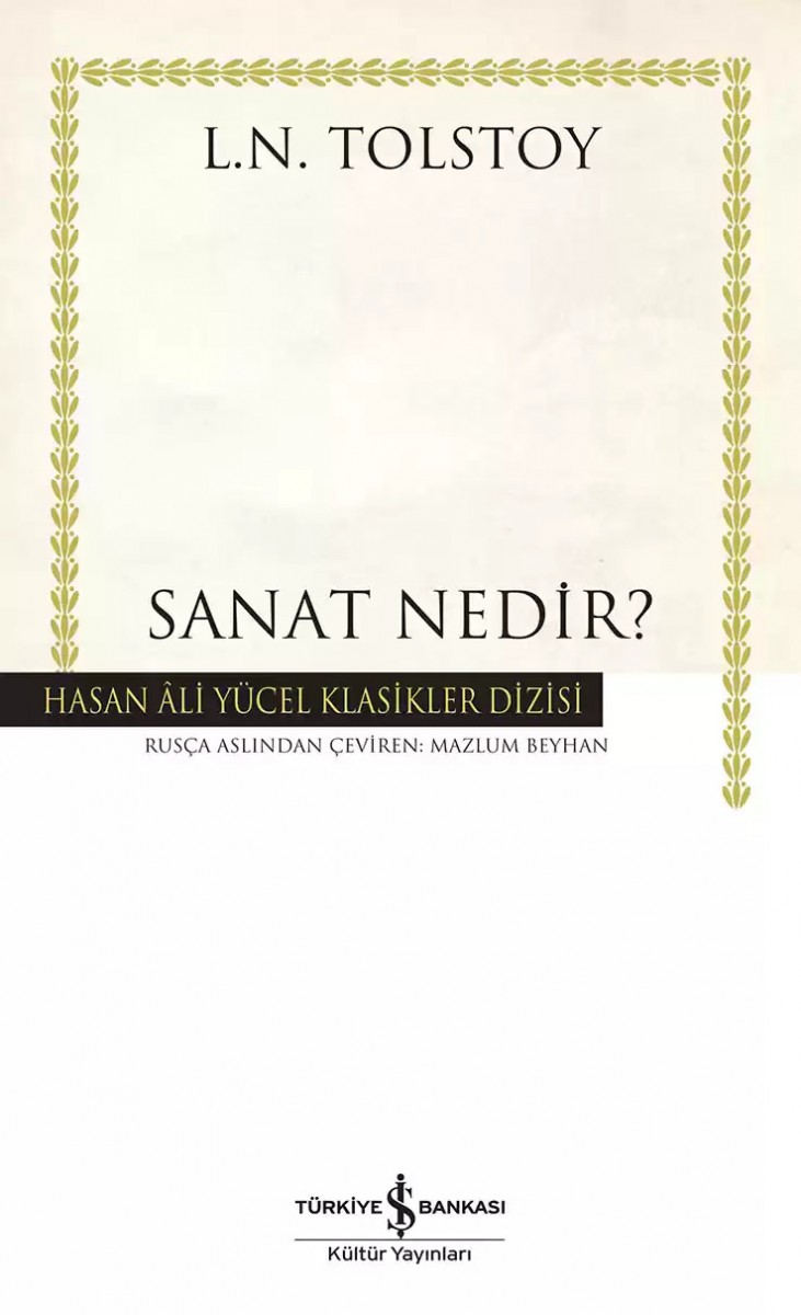 Sanat Nedir? - Ciltli